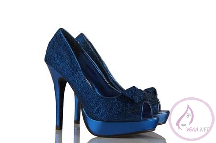 Gece Mavisi Topuklu ayakkabı modelleri