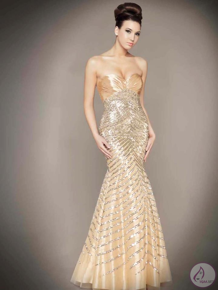 2014 Balık etek abiye elbise modelleri