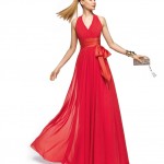 uzun Kırmızı Abiye Elbise Modelleri 2014