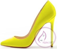 neon-sarı-topuklu-ayakkabı-modelleri